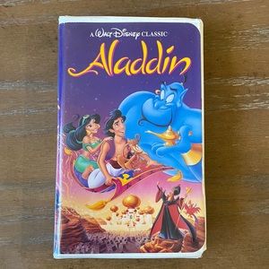 1993 Original Black Diamond "Aladdin" VHS Tape